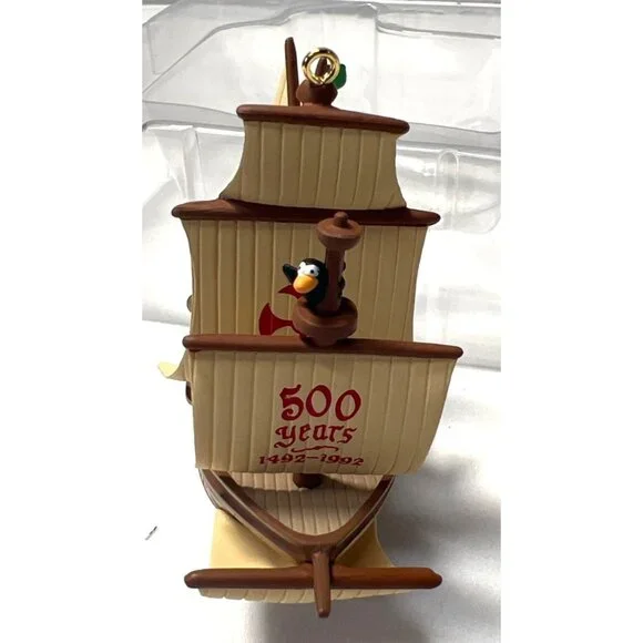 Hallmark Keepsake Ornament Santa Maria 500th Anniversary American Commemorative - Picture 2 of 3
